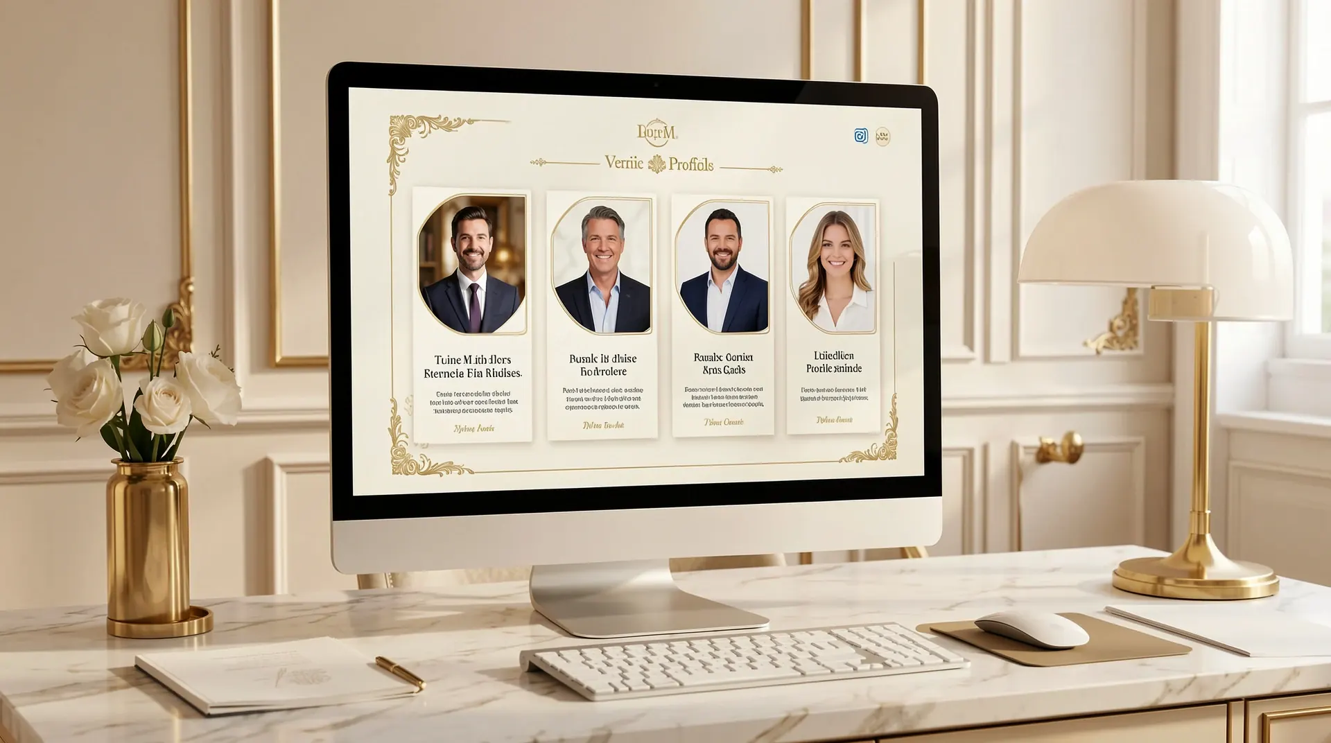Plataforma premium con perfiles verificados